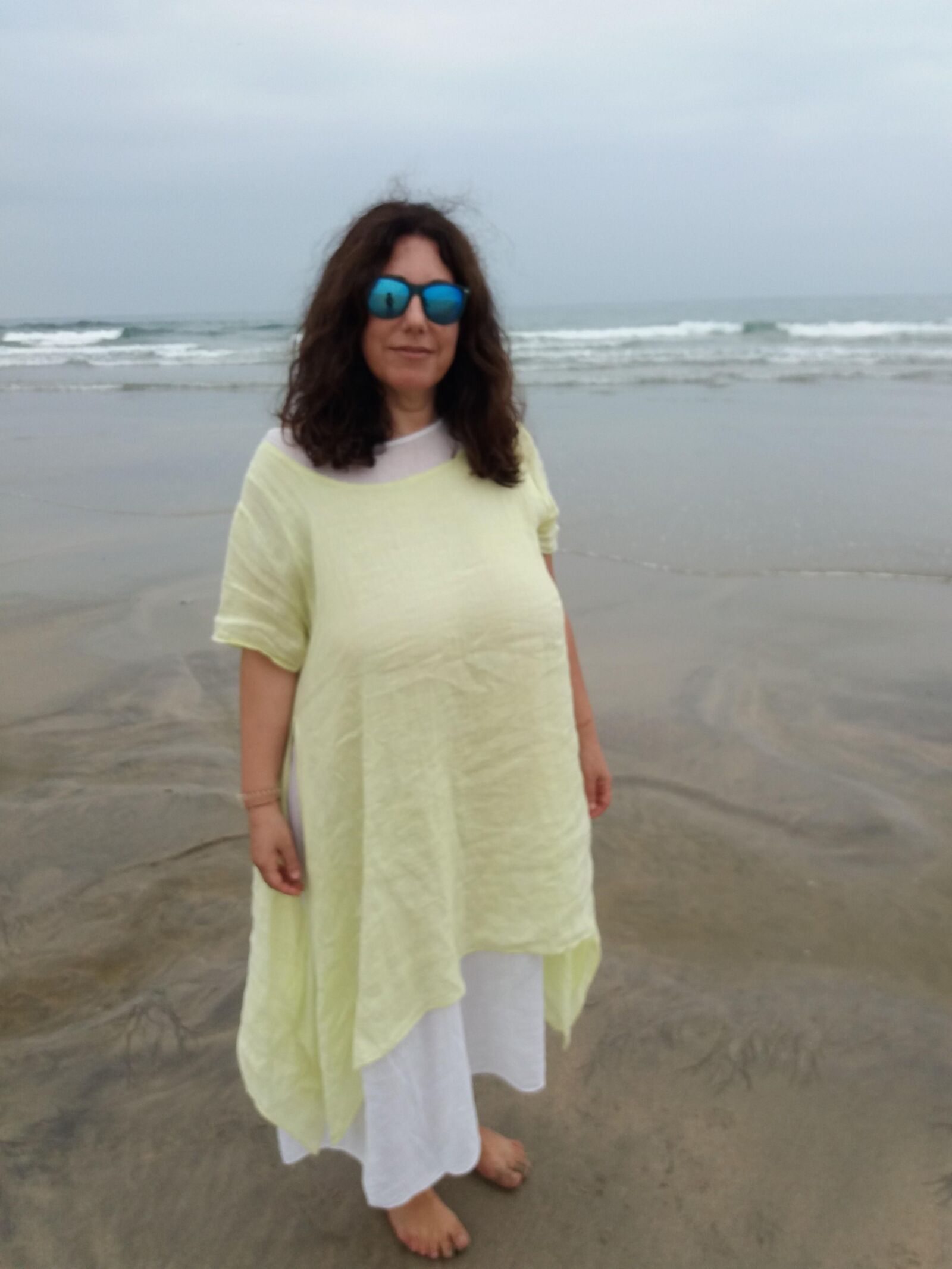 chubby wife on the beach