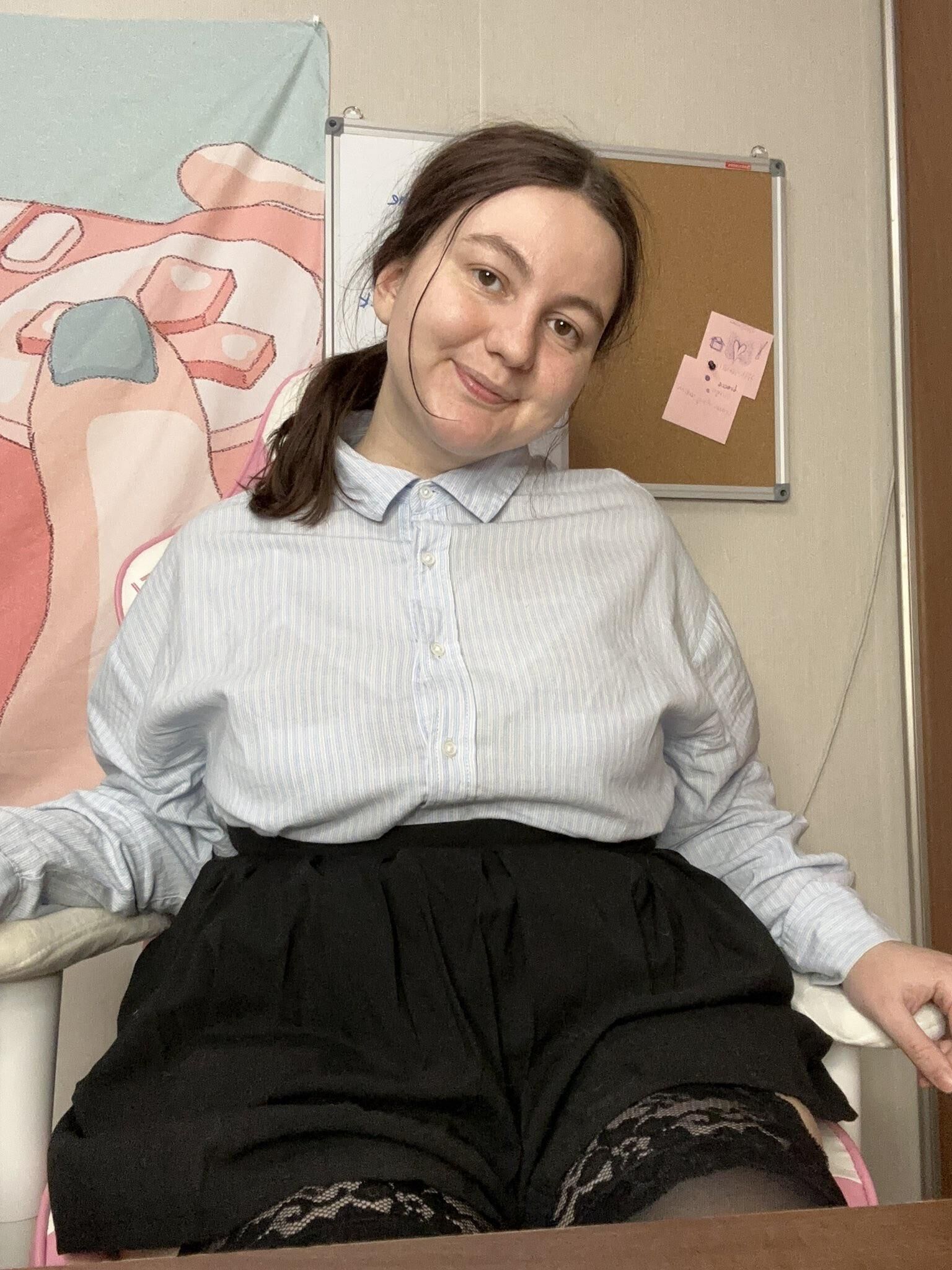 Malina Big Ass Big Tits Hairy Anal BBW Girl with Glasses Mixed H