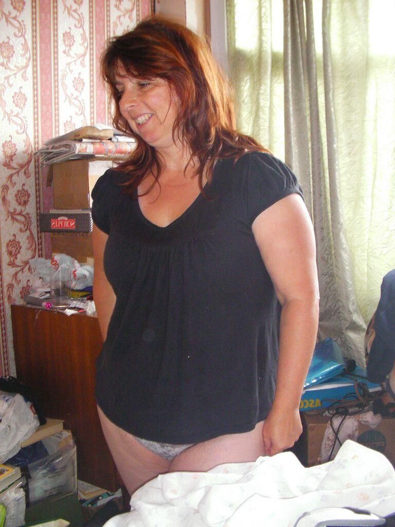 Haarige fette Fotze Elaine aus Großbritannien sexy wie Fick!