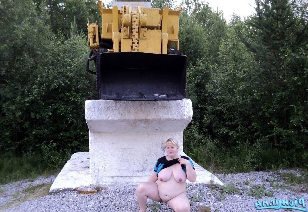 Fat girl on the road