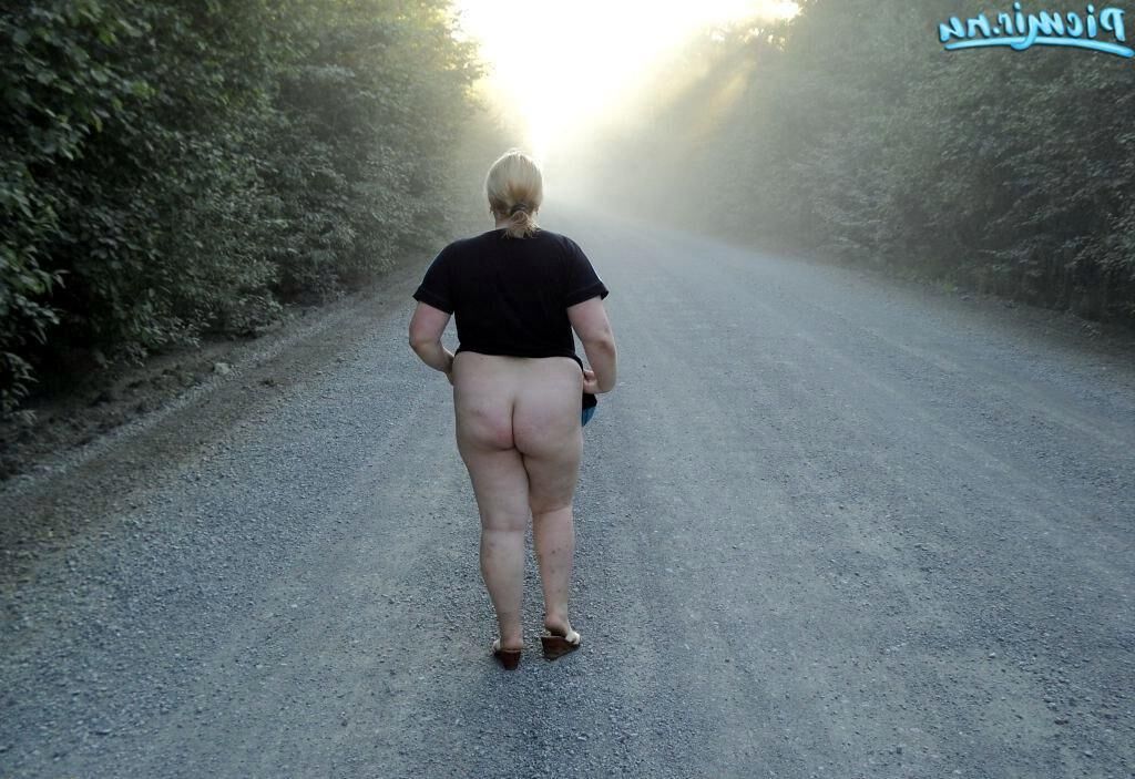 Fat girl on the road