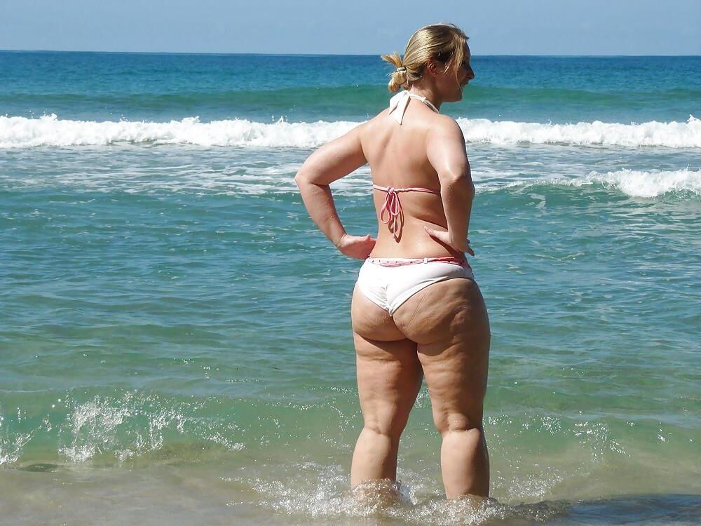 Pernas de celulite de verão