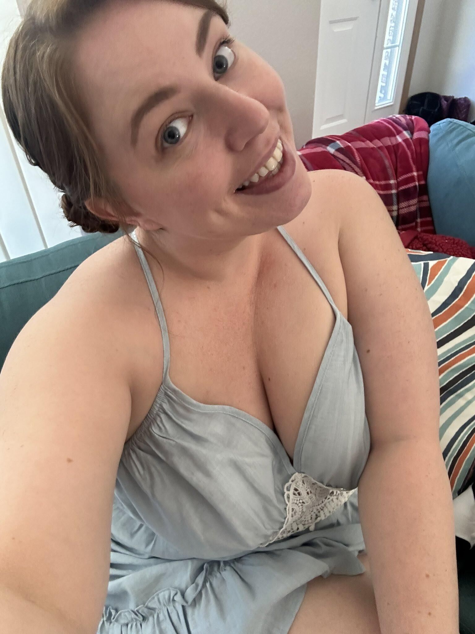 Katie clothed 