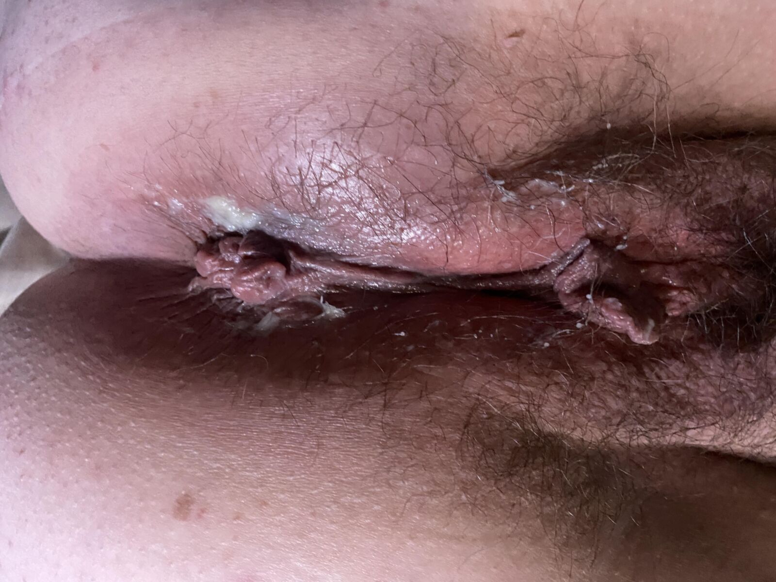 I love my wife’s hairy wet pussy