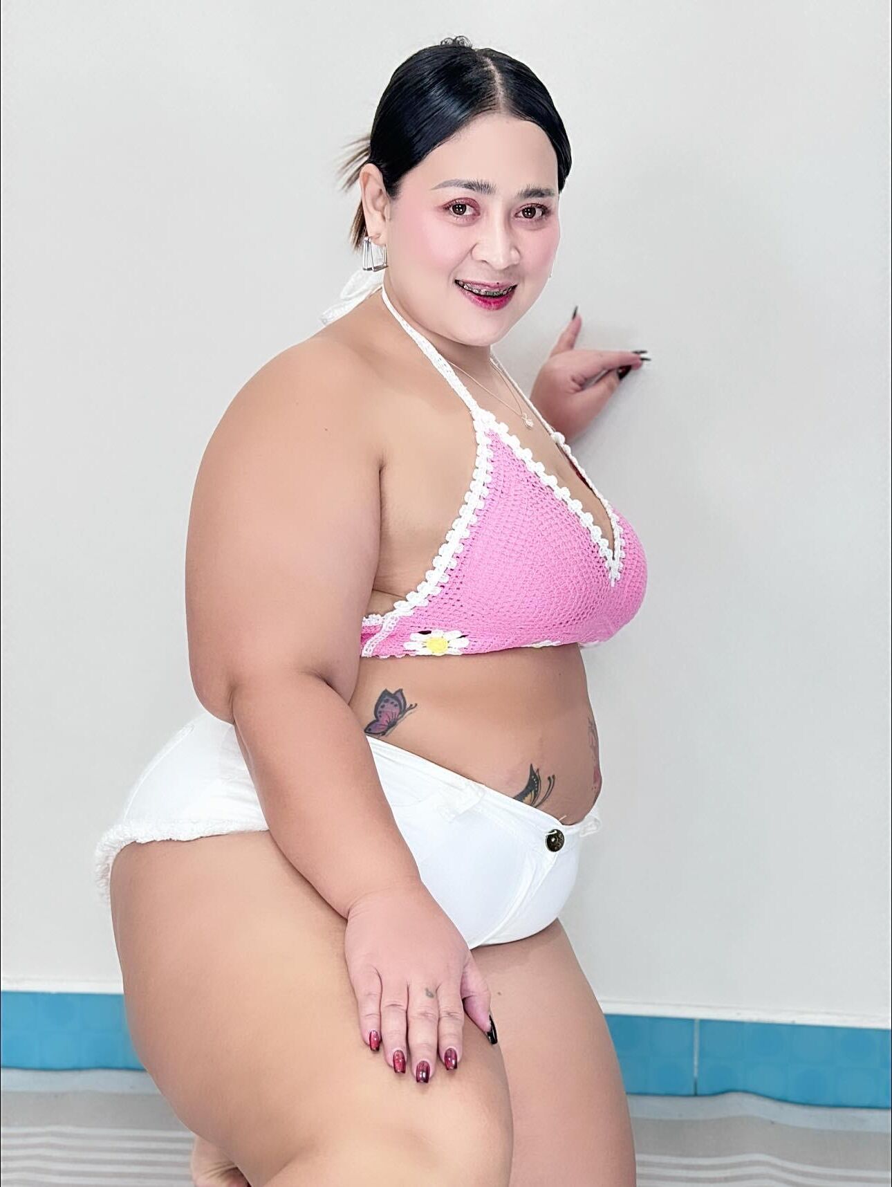 太った女の子アジアの女の子