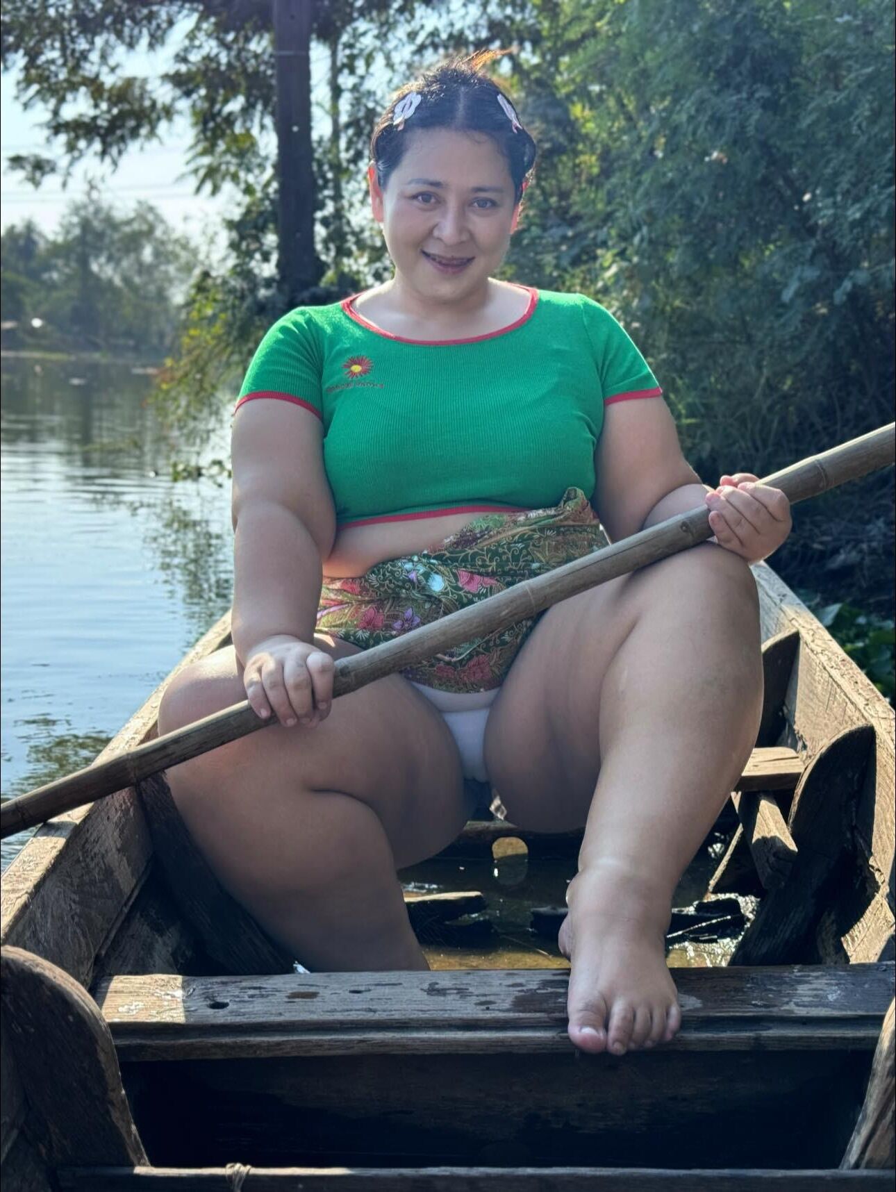 太った女の子アジアの女の子