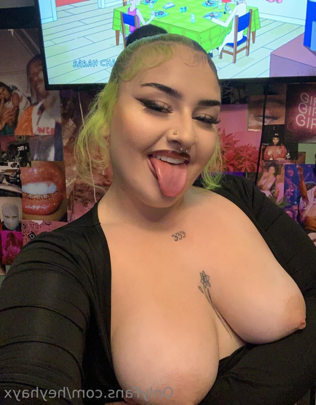 Hayley Big Butt Big Tits Schönheit Brünette BBW Girl gemischt Hot Shot