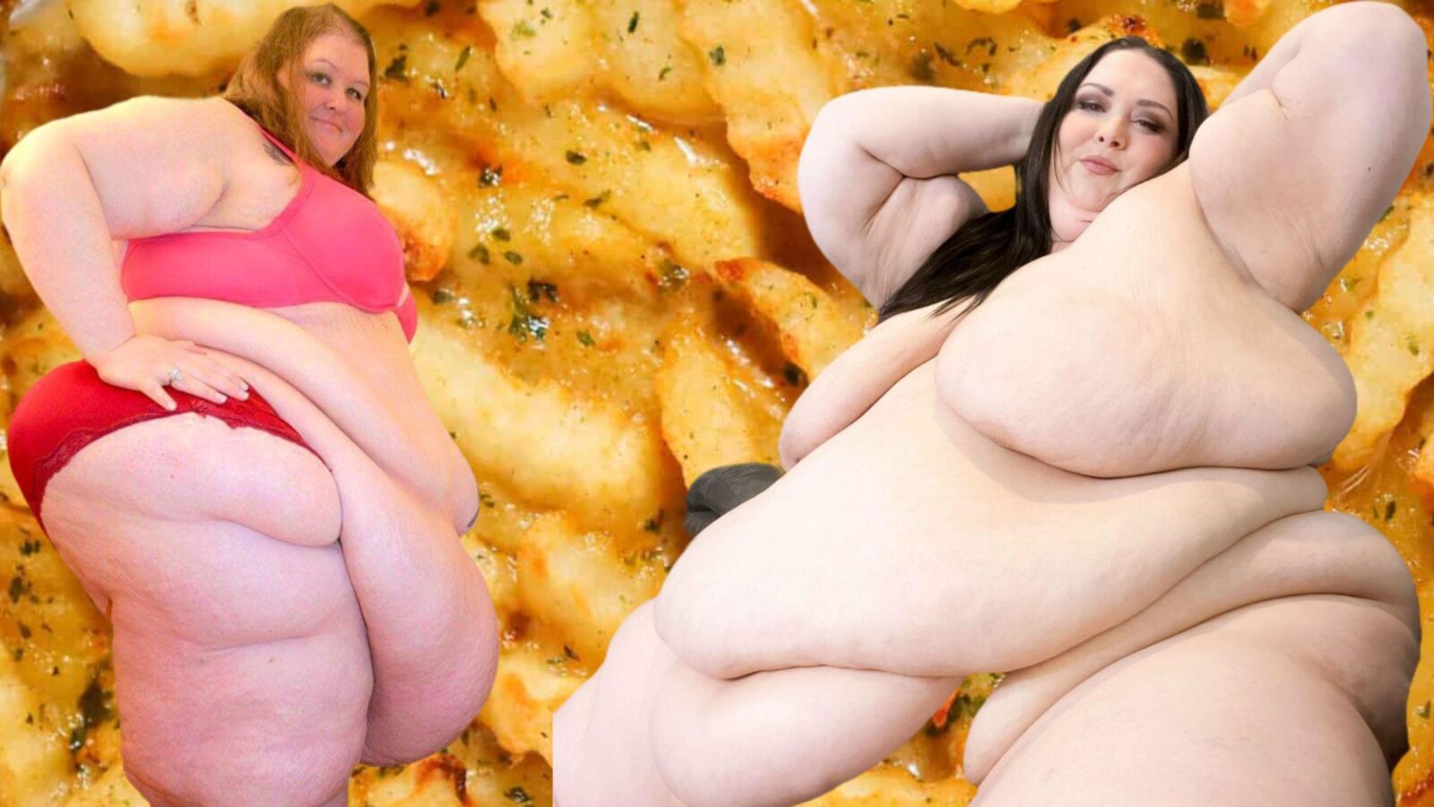 Obese Babes and Food