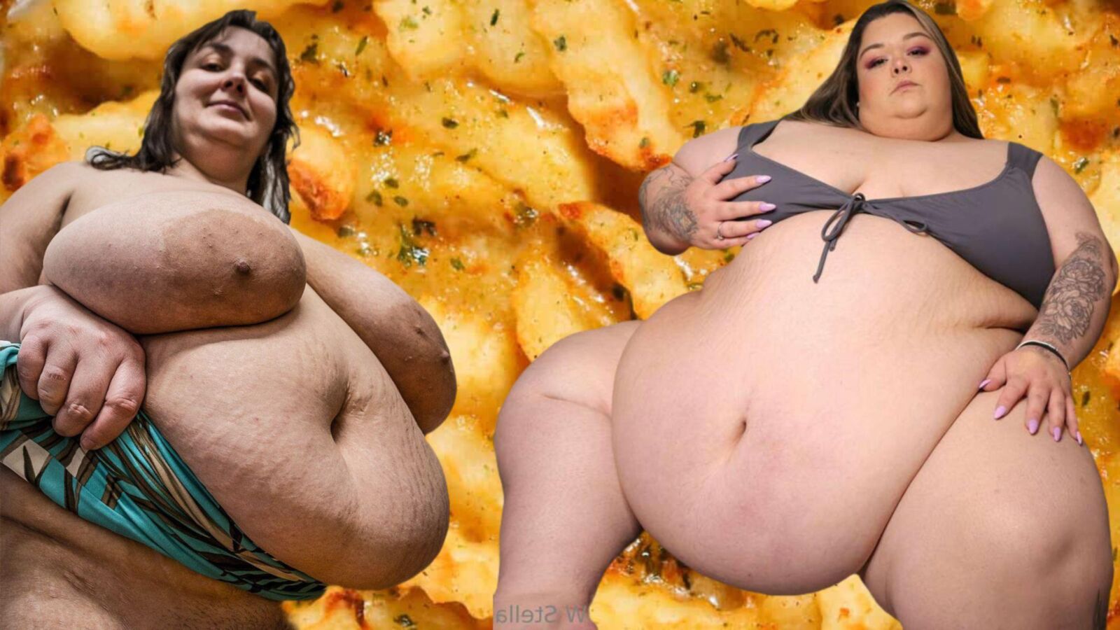 Obese Babes and Food