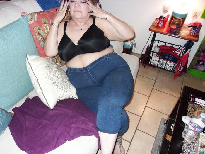 Granny showing off her assets