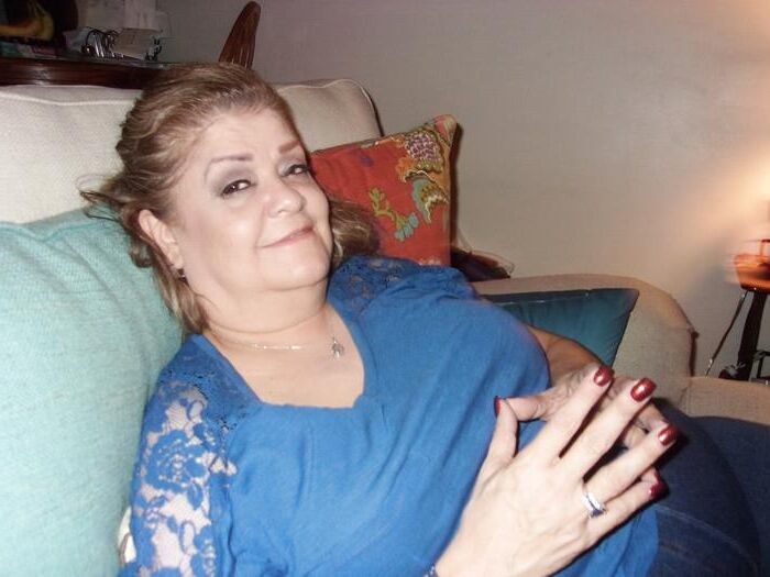 Granny showing off her assets