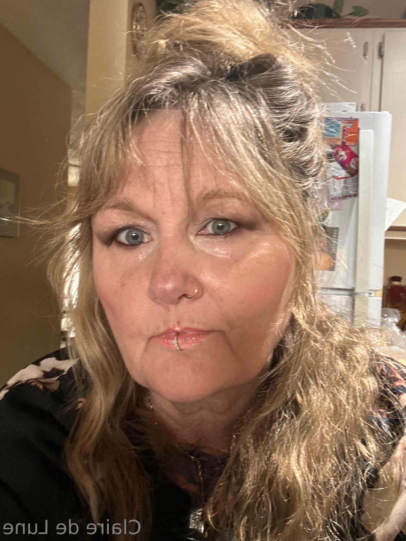 Claire Big Butt Big Tits Tattooed Sexy Blonde BBW Granny Mixed H