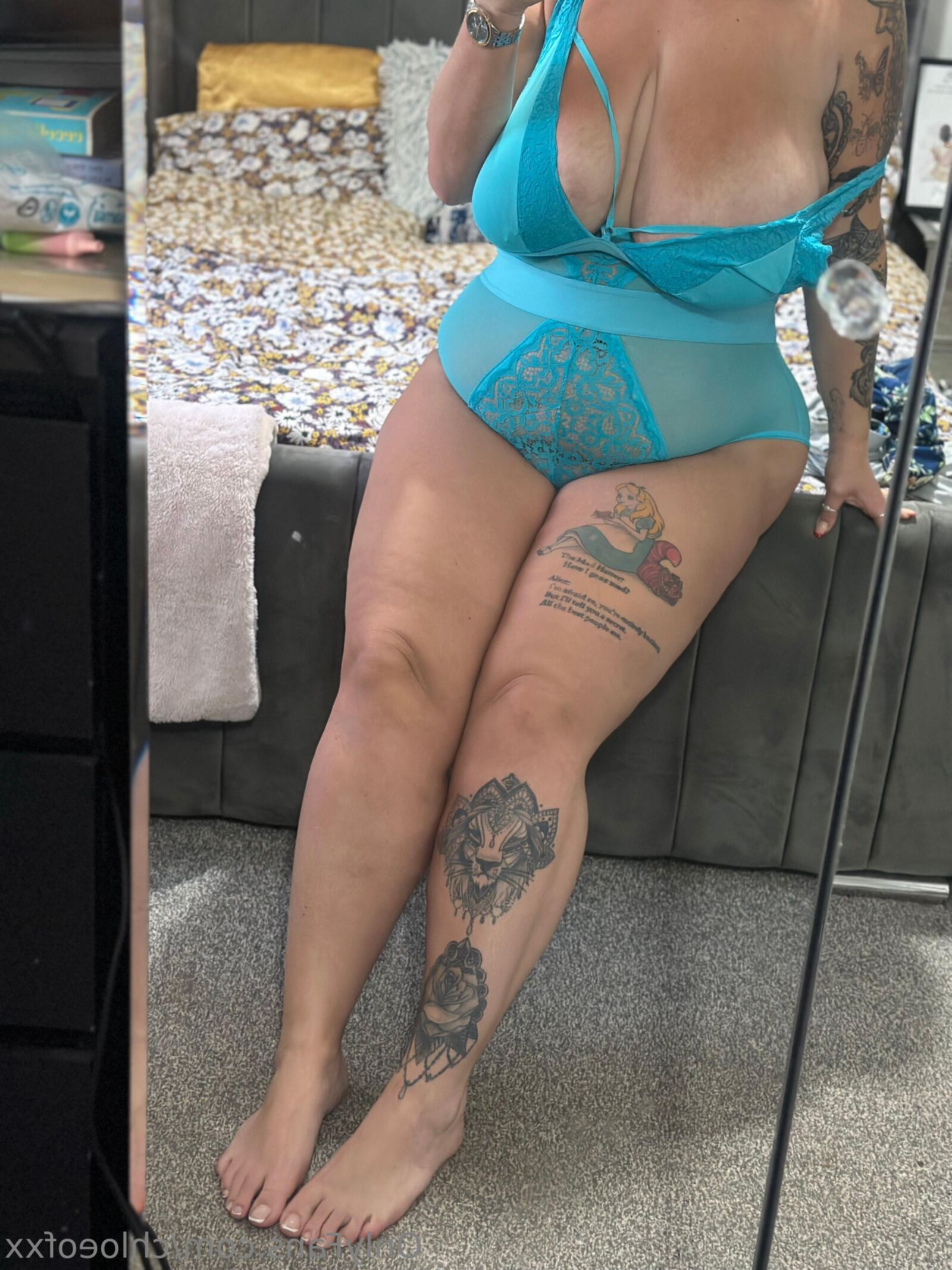 BBW Pierced Saggy Big Tits