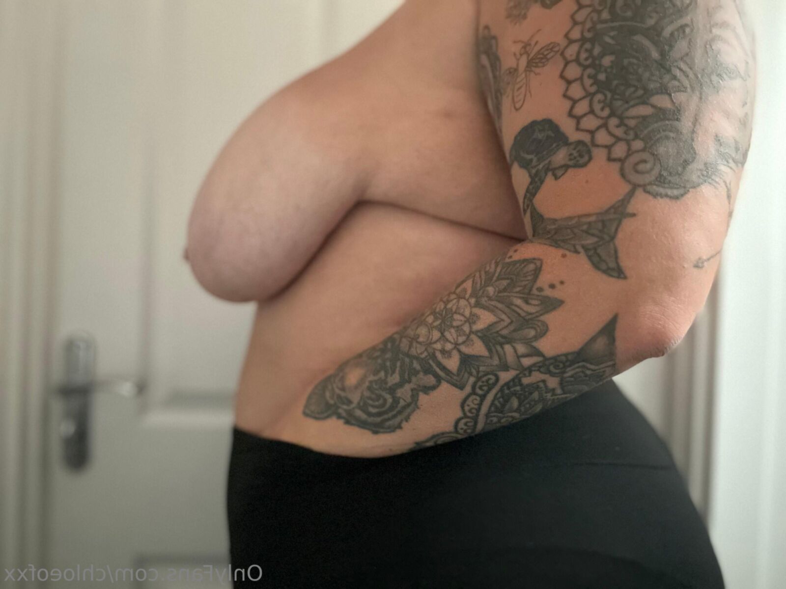 BBW Pierced Saggy Big Tits