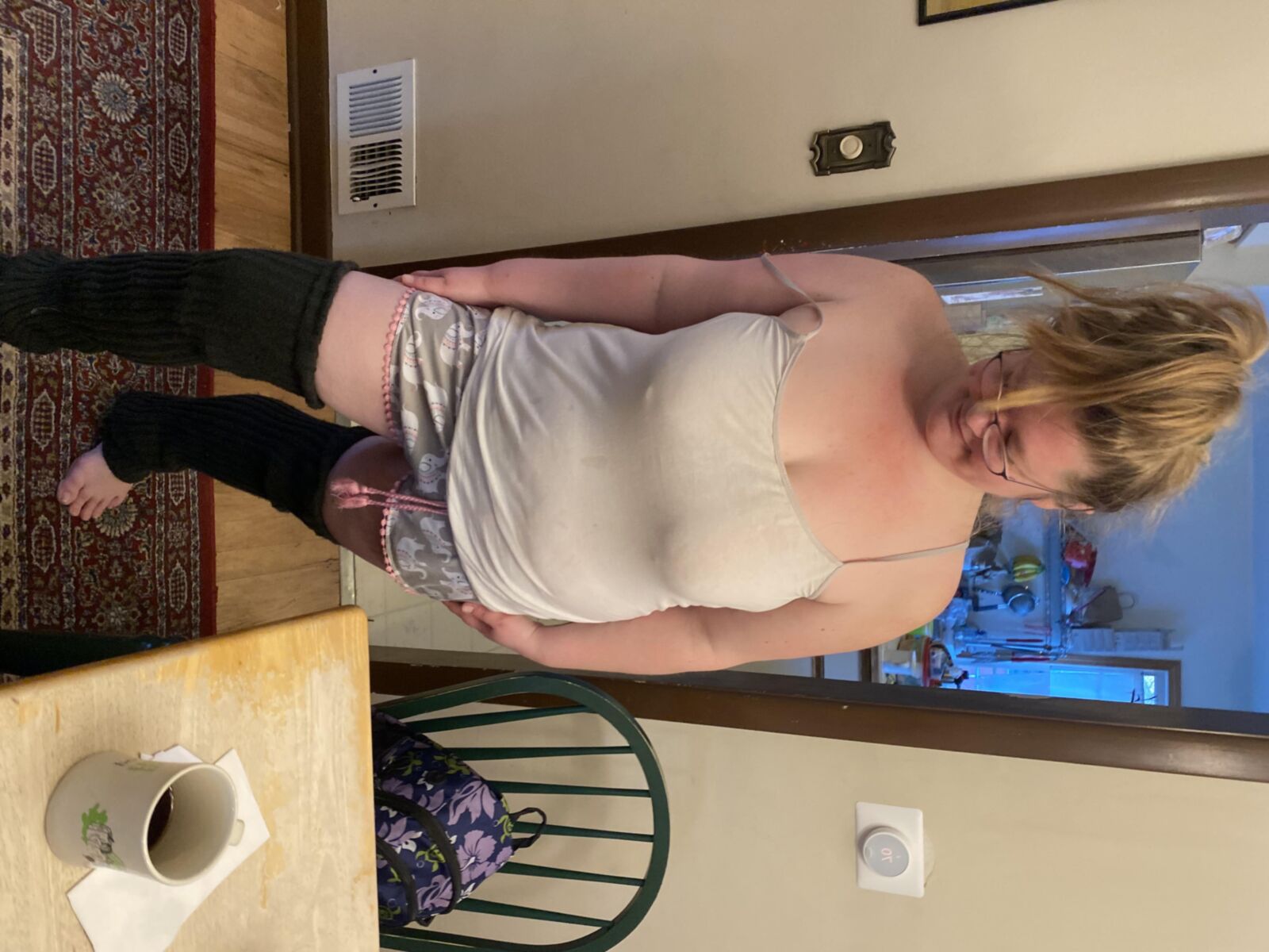 Michelle ,, Oregon Big seins exposé maman