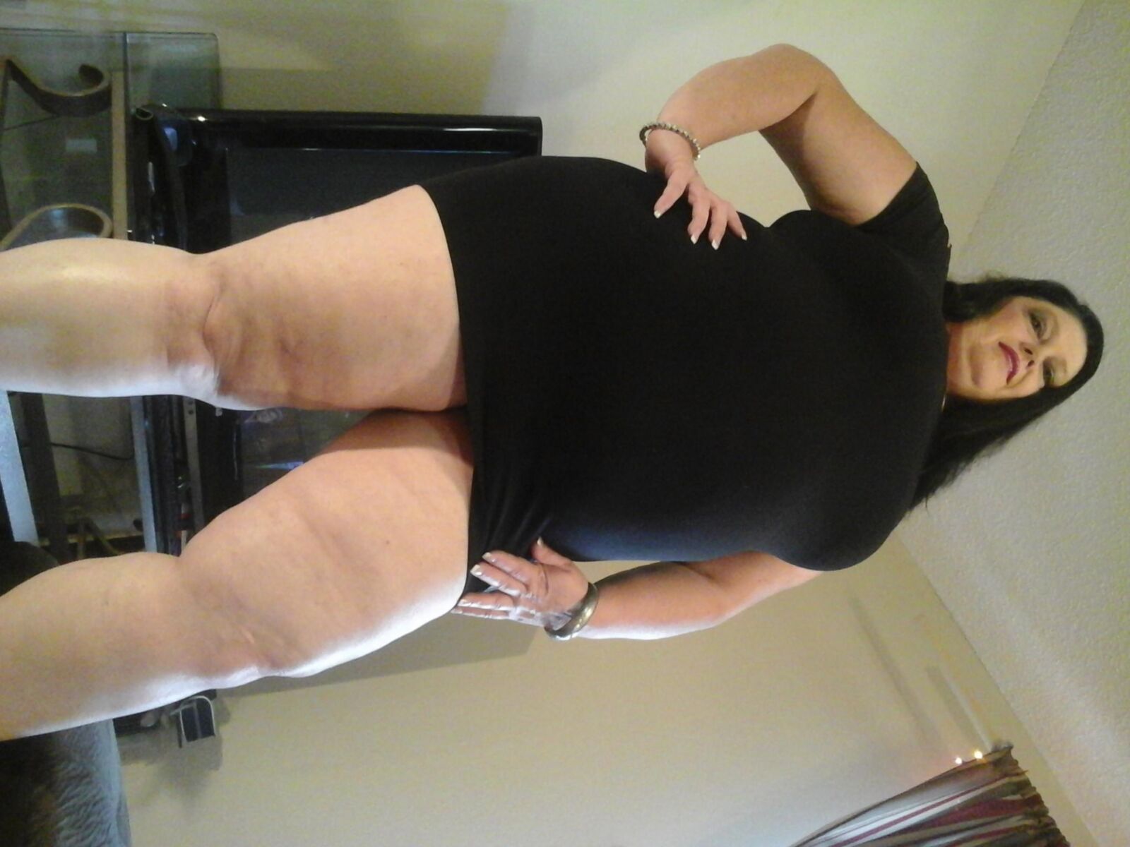 Thursday's Thigh Spread Wide!