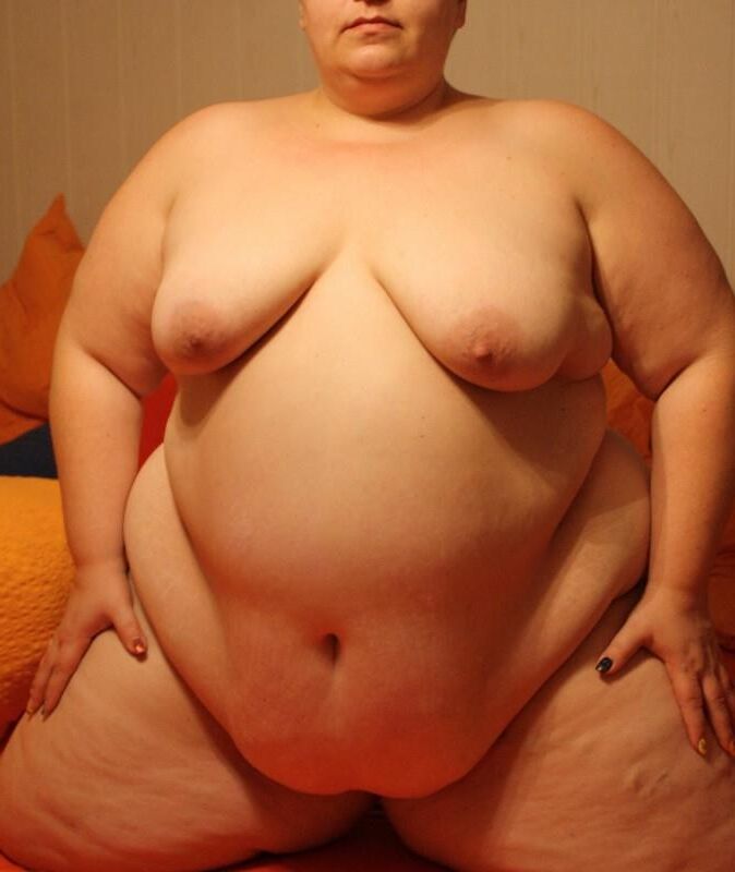 Awesome german SSBBW shows hanging Belly and Tits