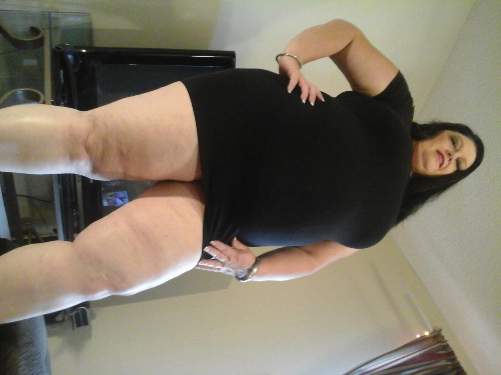 Thursday's Thigh Spread Wide!