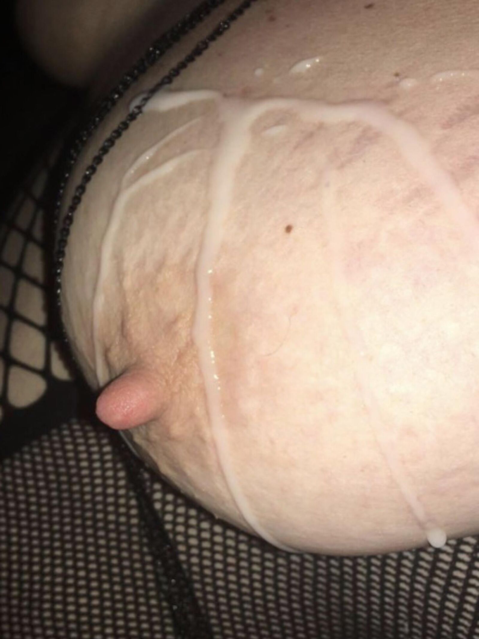 BBW wife's big tits need your sperm