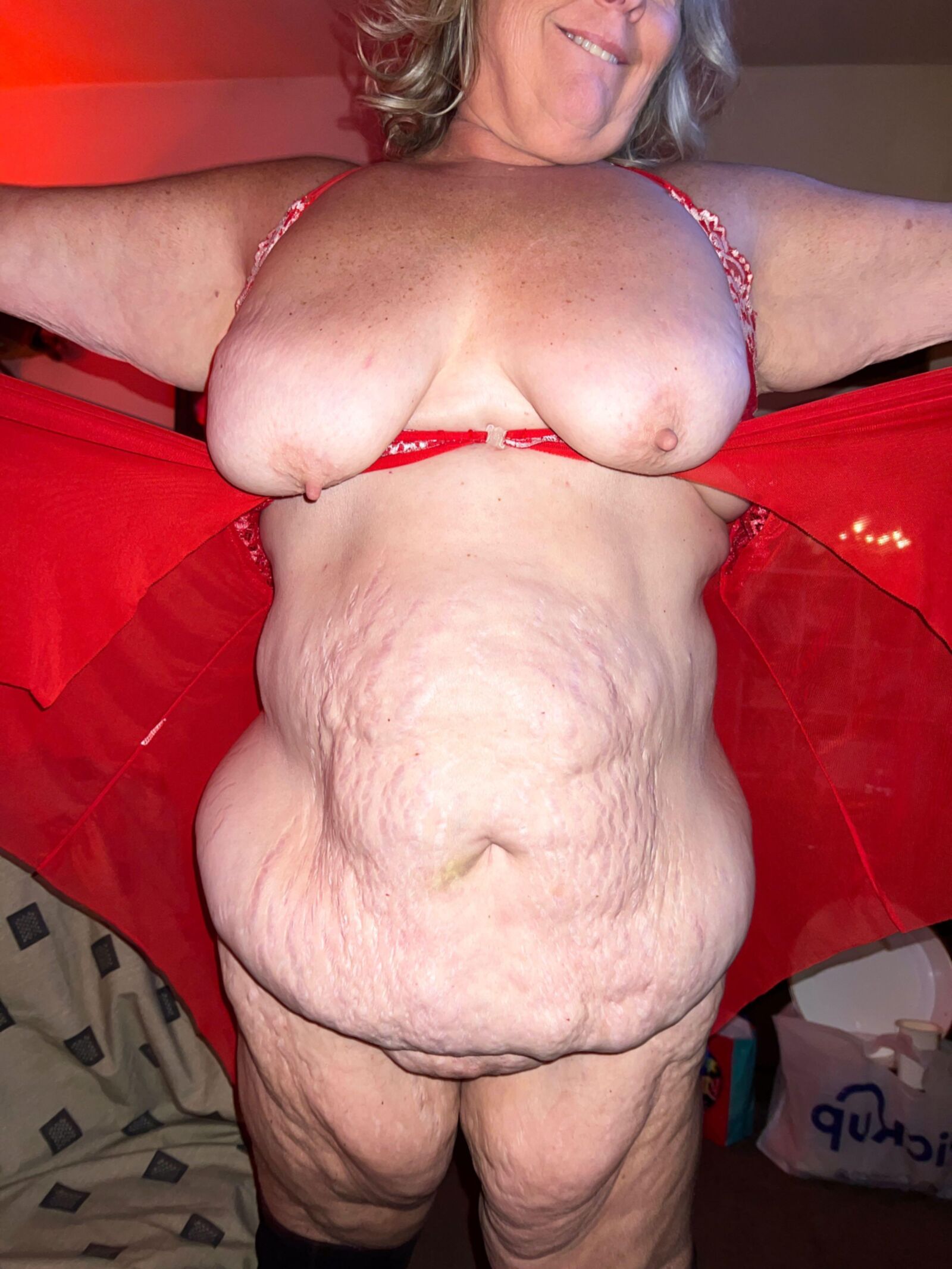 BBW wife's big tits need your sperm