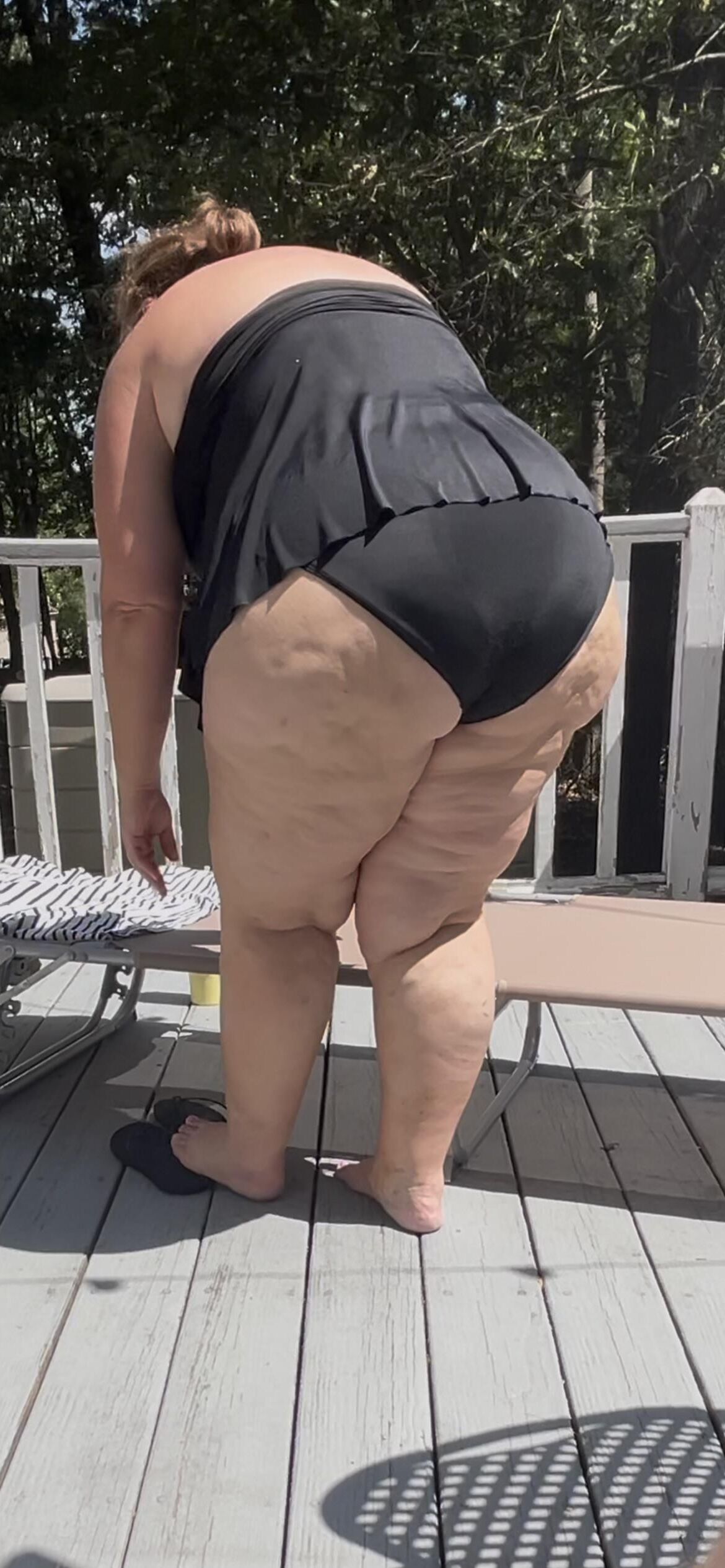 Bbw big girl bathing suit 