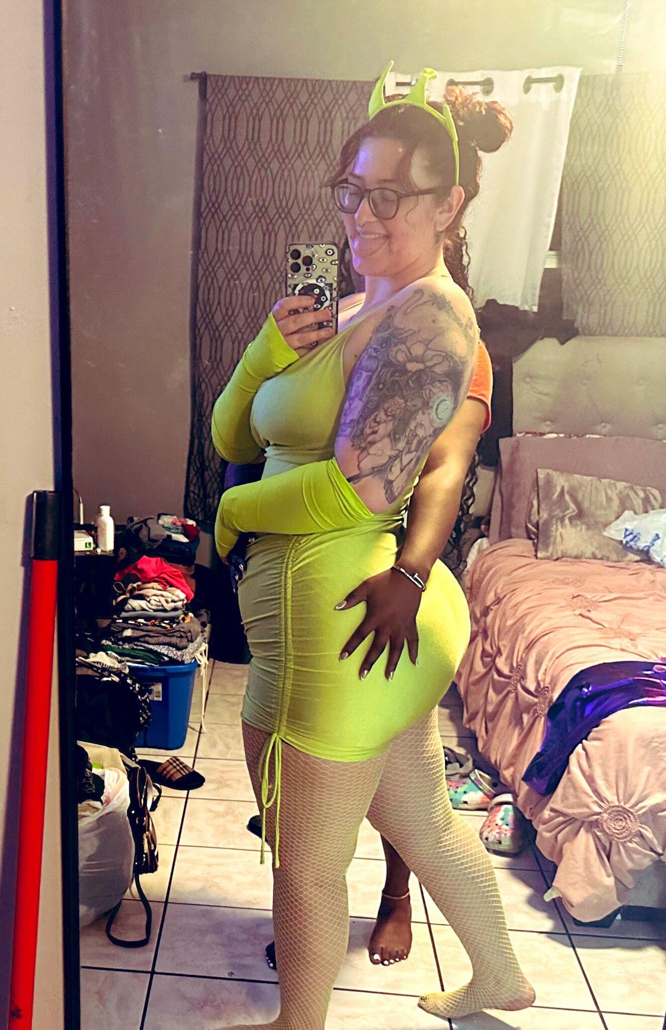 Marie Big Butt Big Tits Curvy Redhead BBW Girl Mixed Hot Shots