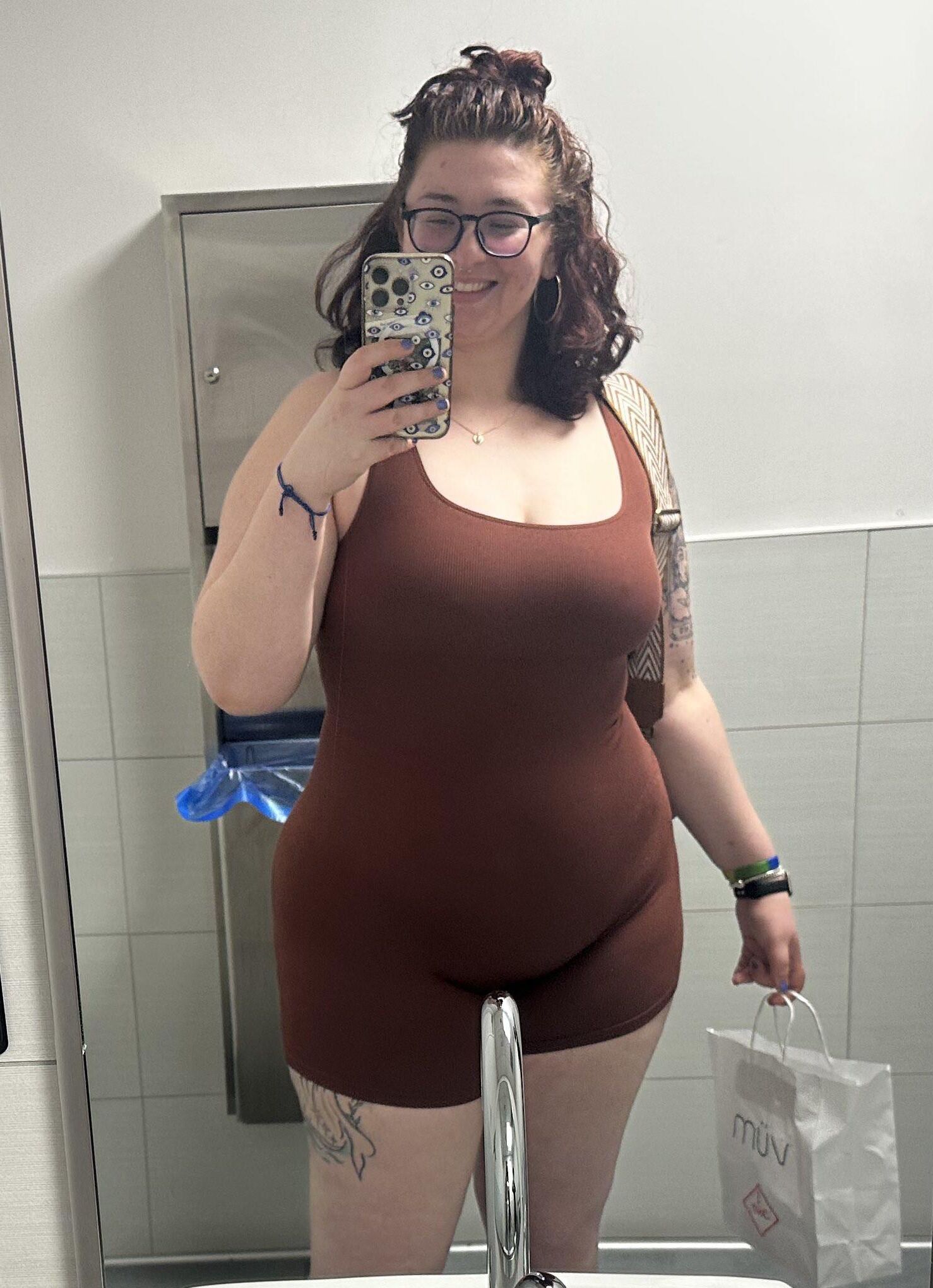 Marie Big Butt Big Tits Curvy Redhead BBW Girl Mixed Hot Shots