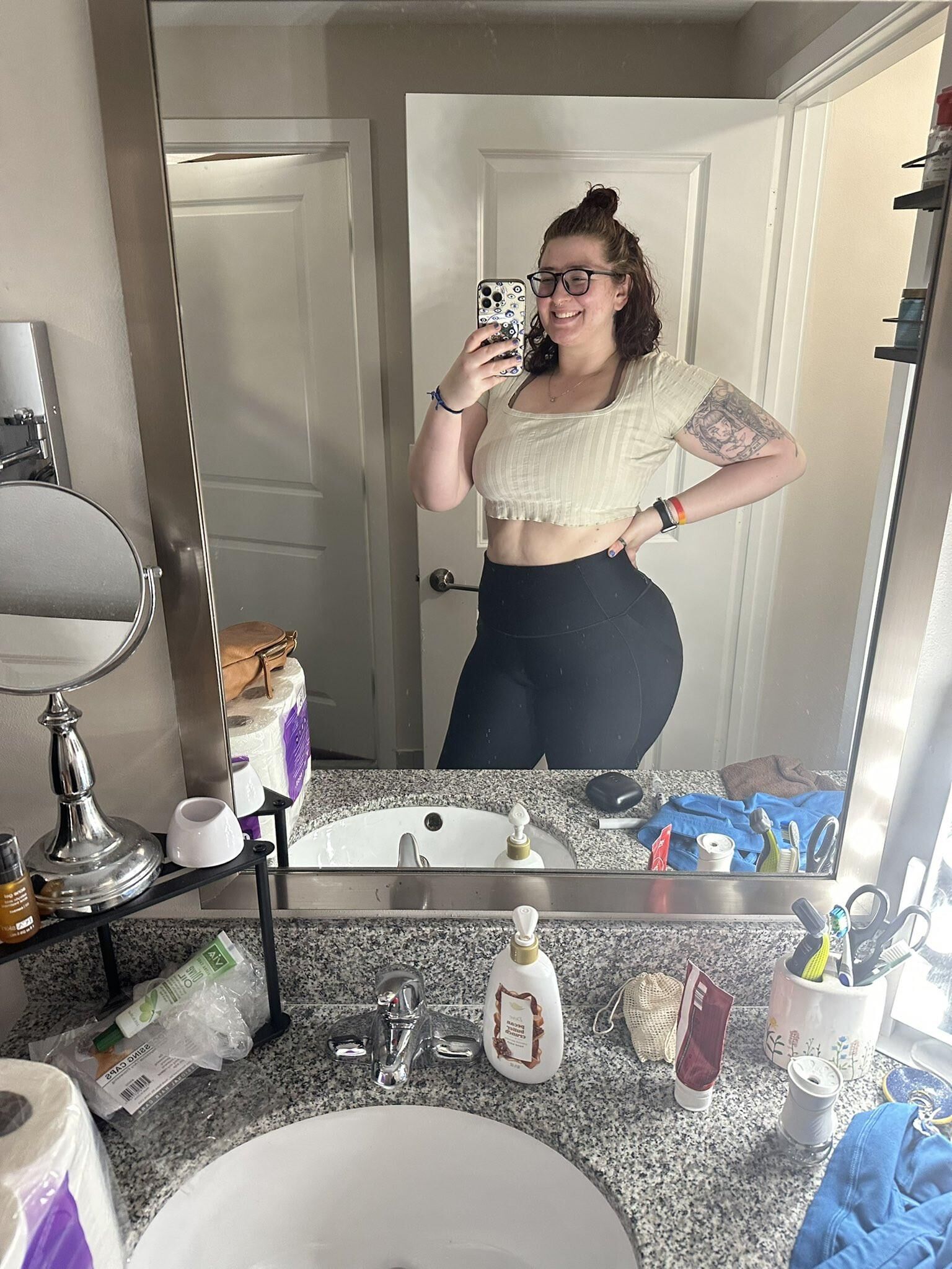 Marie Big Butt Big Tits Curvy Redhead BBW Girl Mixed Hot Shots