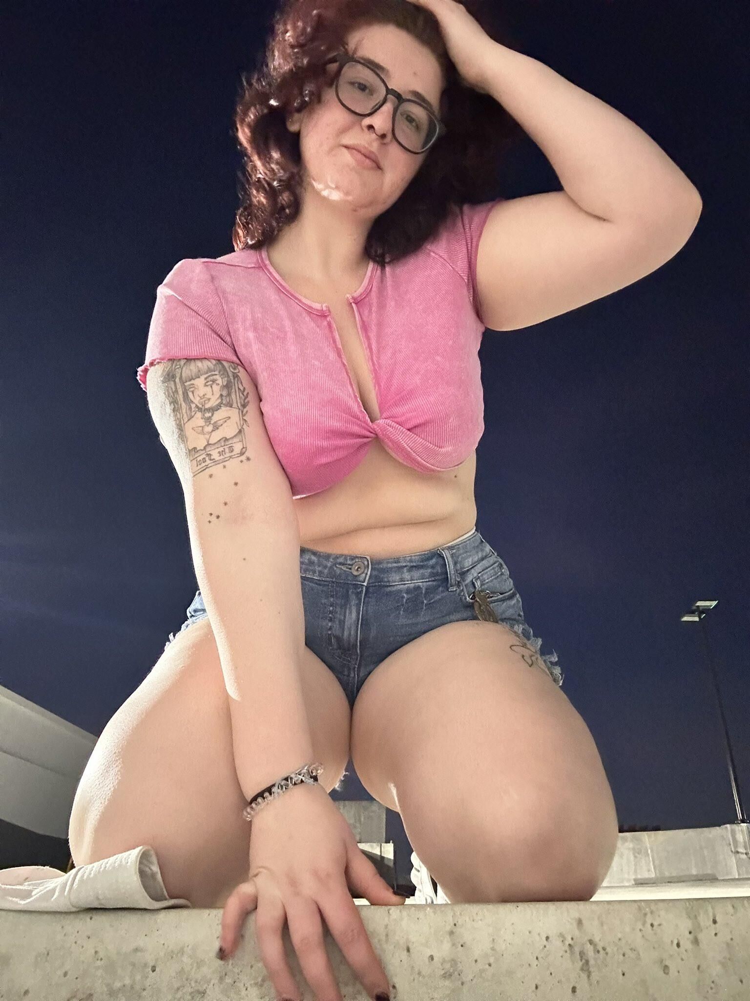 Marie Big Butt Big Tits Curvy Redhead BBW Girl Mixed Hot Shots
