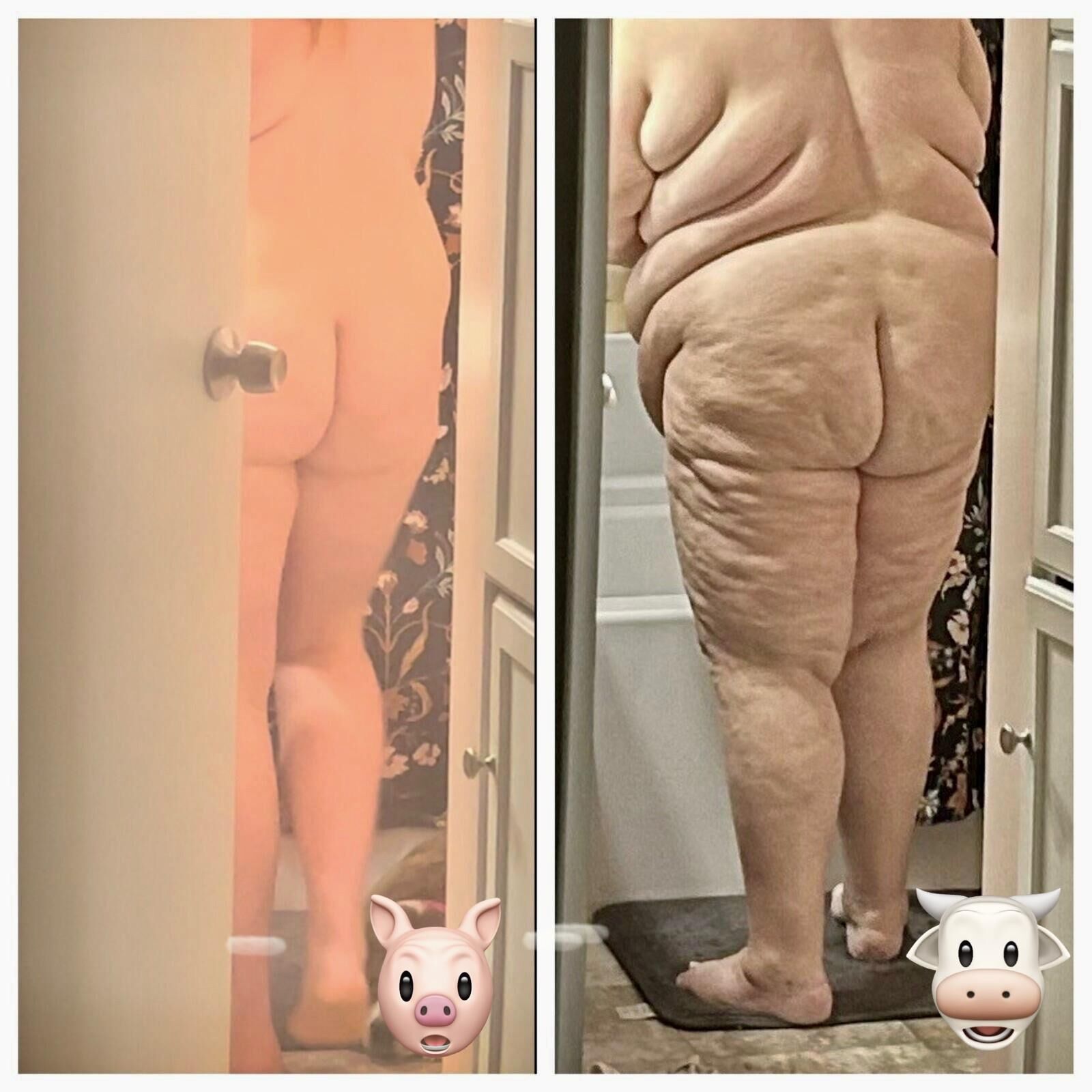 My prize ssbbw cow and my favorite little bbw piggy