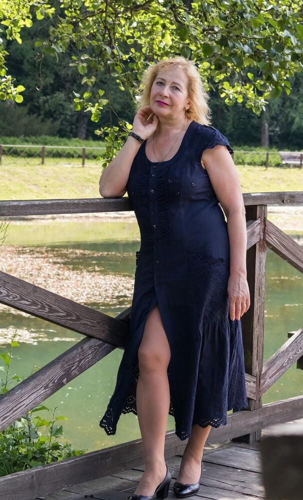 . Women fully dressed, no nudity