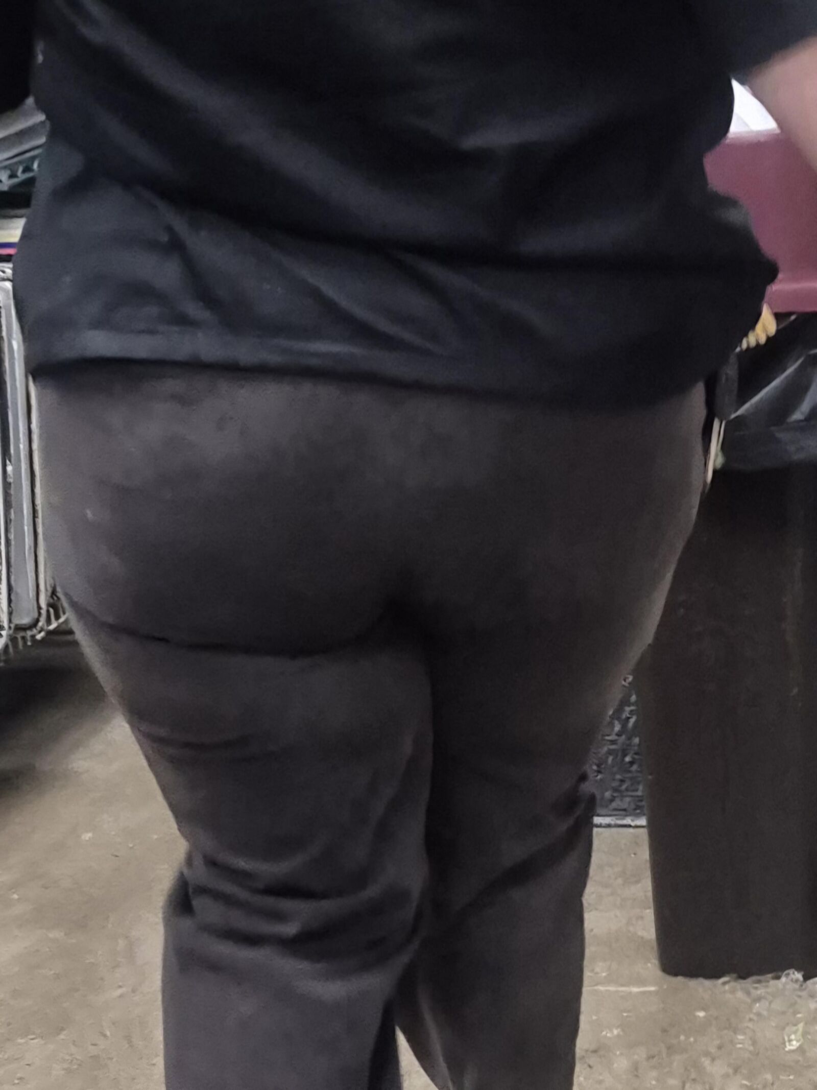 Cassie wearing tight pants for me