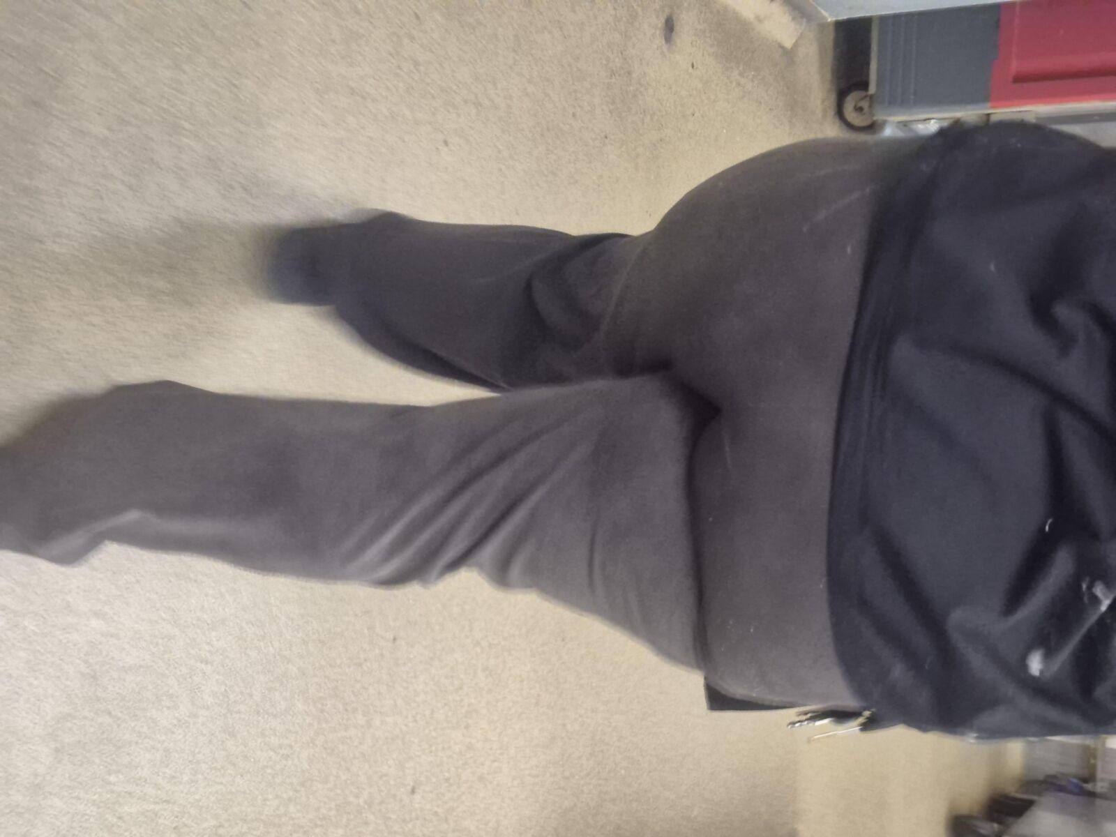 Cassie wearing tight pants for me