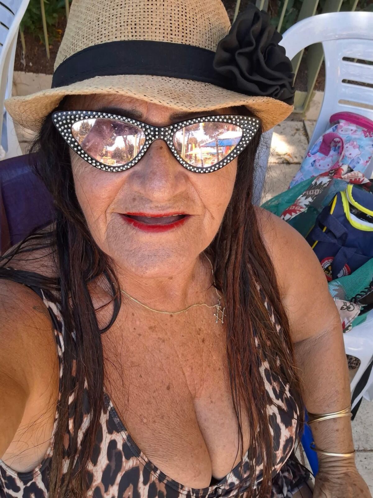 BBW Bikini Granny PNINA
