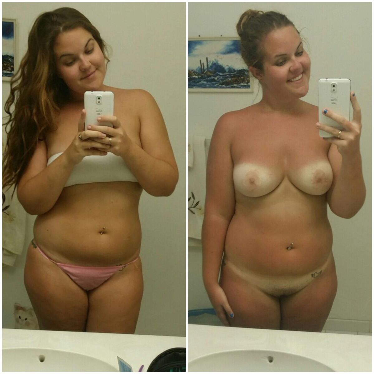 Selfies positifs du corps