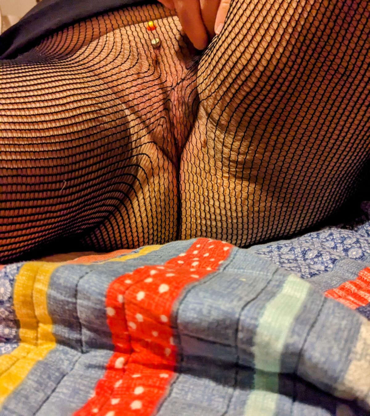 Wife in her new fishnets for NL comments