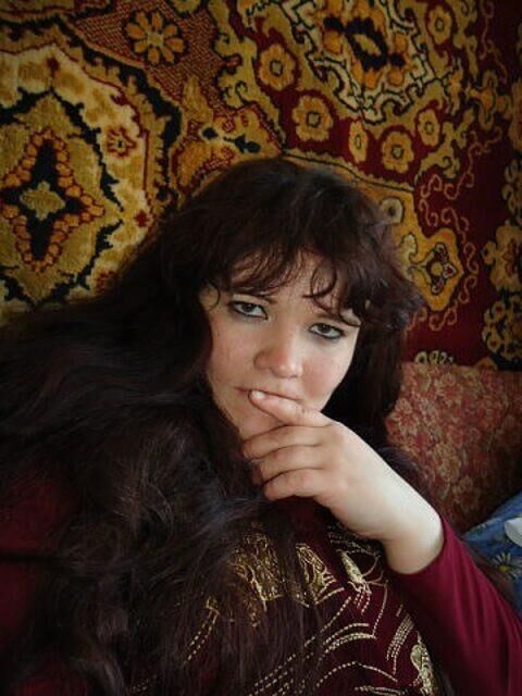 Brunette chubby Ludmila from Karelia in Russia