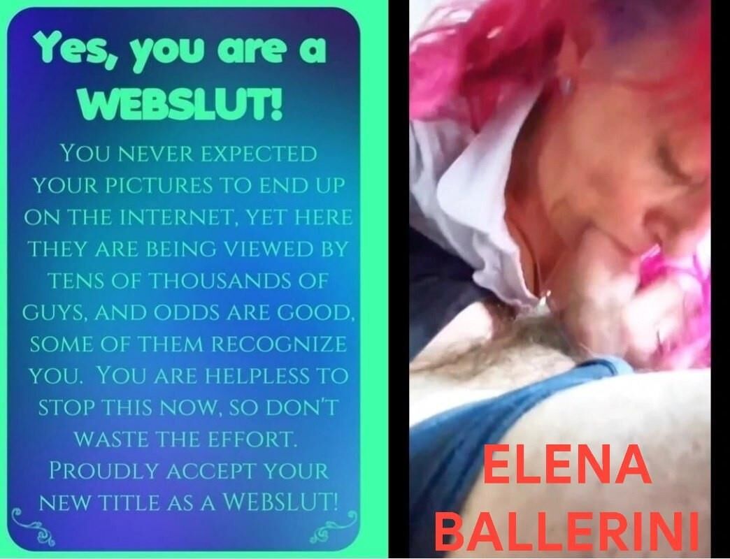 Elena Ballerini italian redhead slut for repost