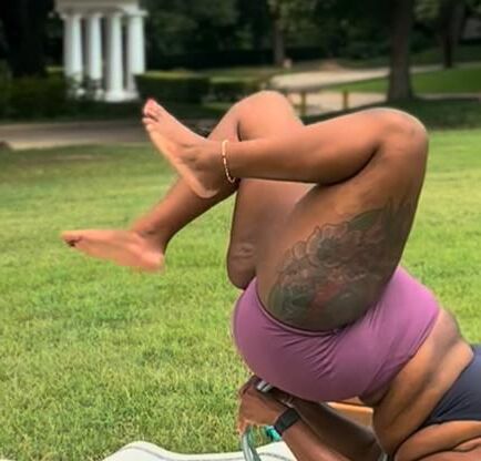 BBW Yoga Chick