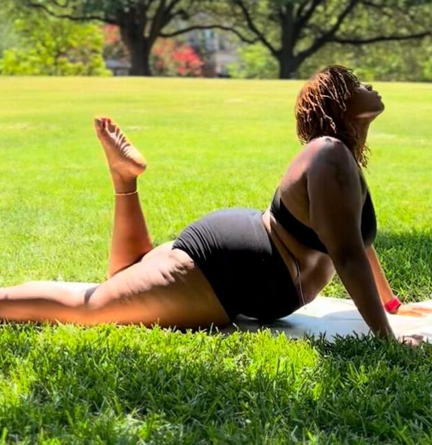 BBW Yoga Chick