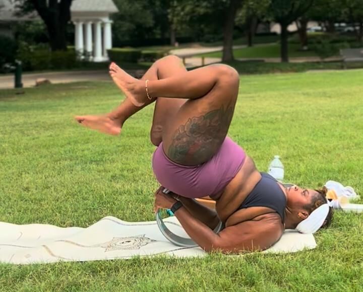 BBW Yoga Chick
