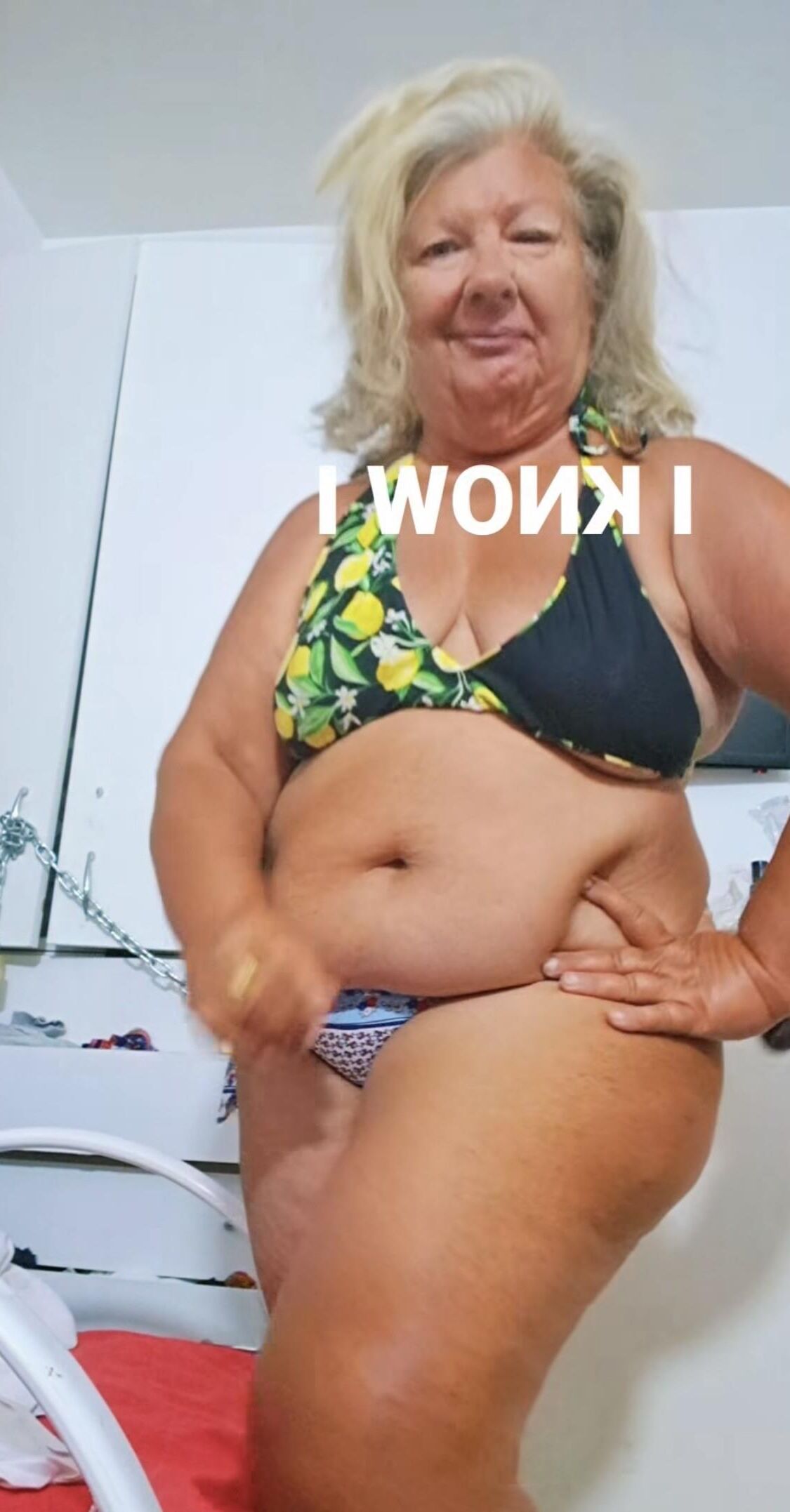 ビキニグラニーアンナはセクシーなBBWです