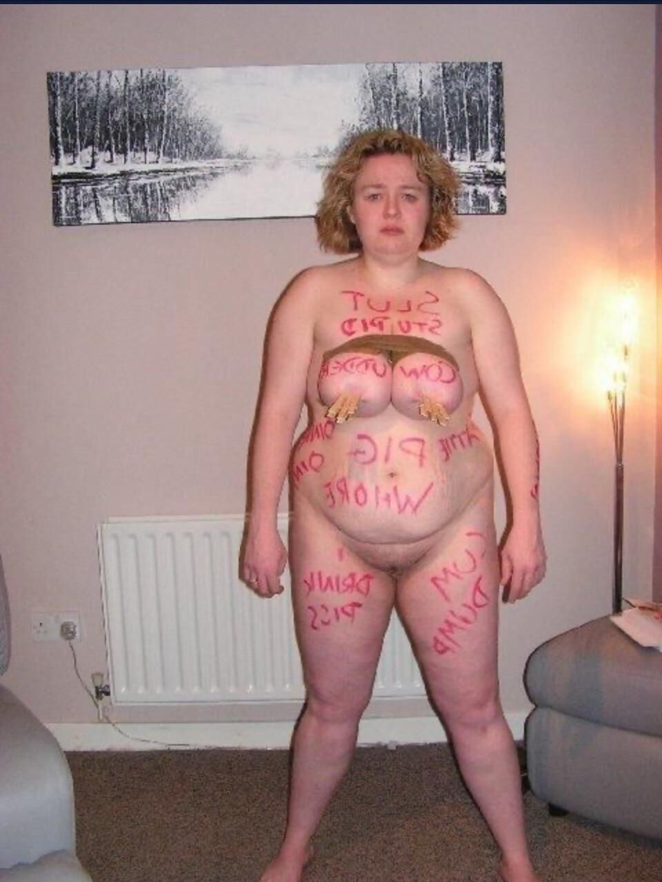 Une grosse sans trop seins
