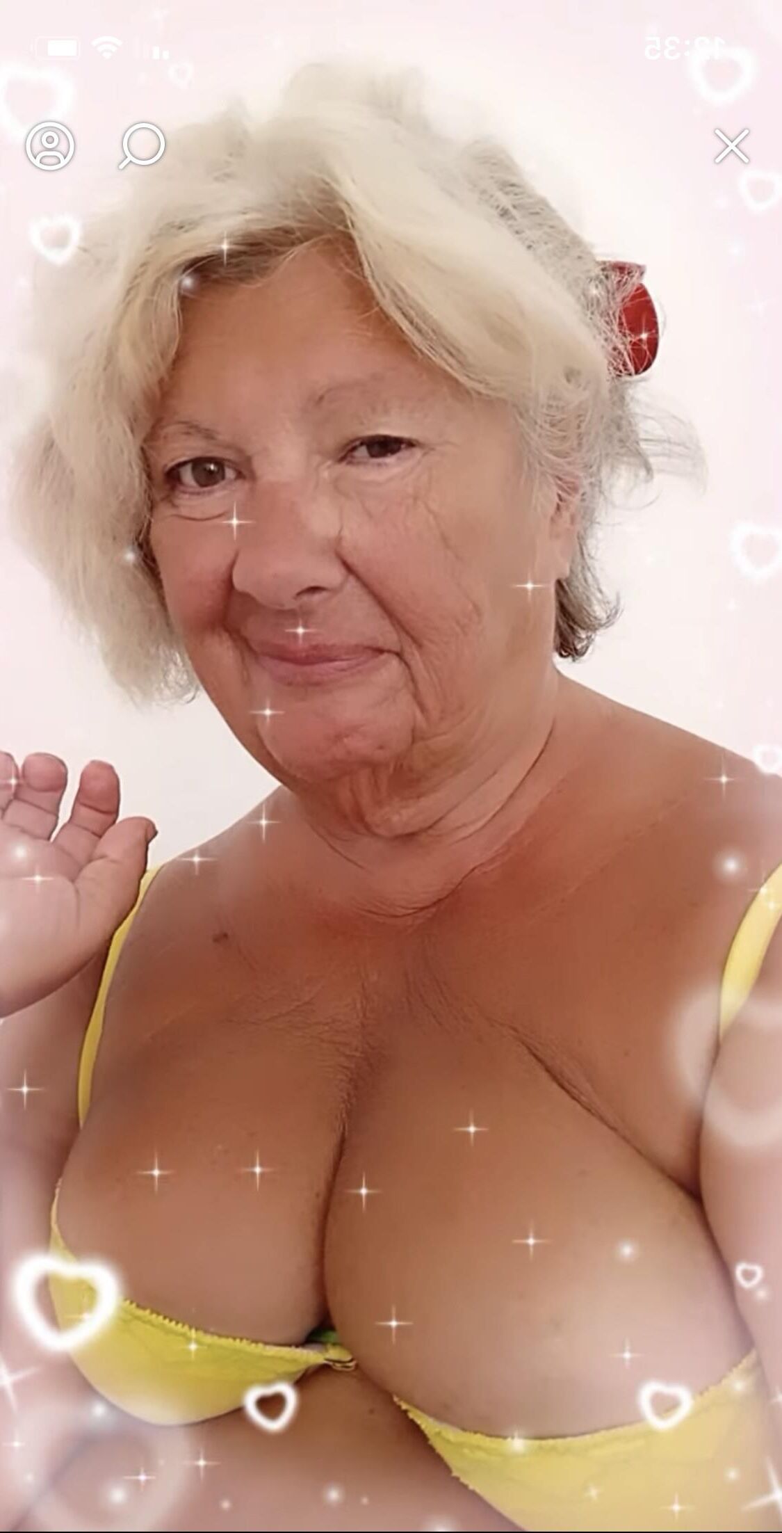 ビキニグラニーアンナはセクシーなBBWです