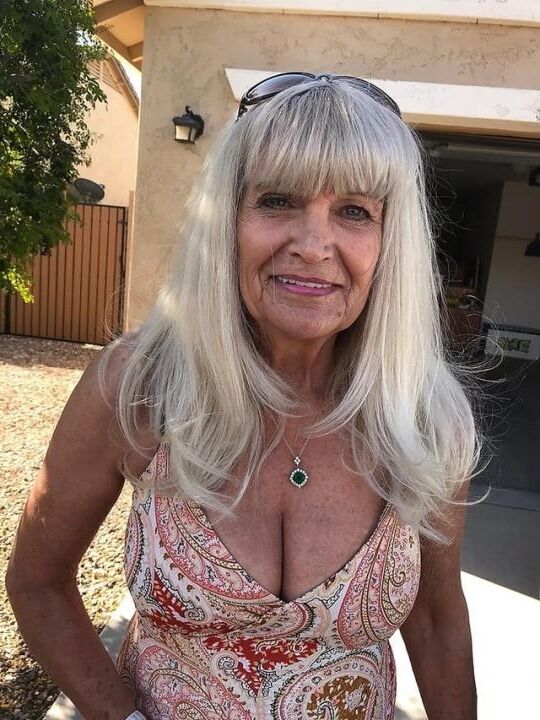 GRANNY POSING 
