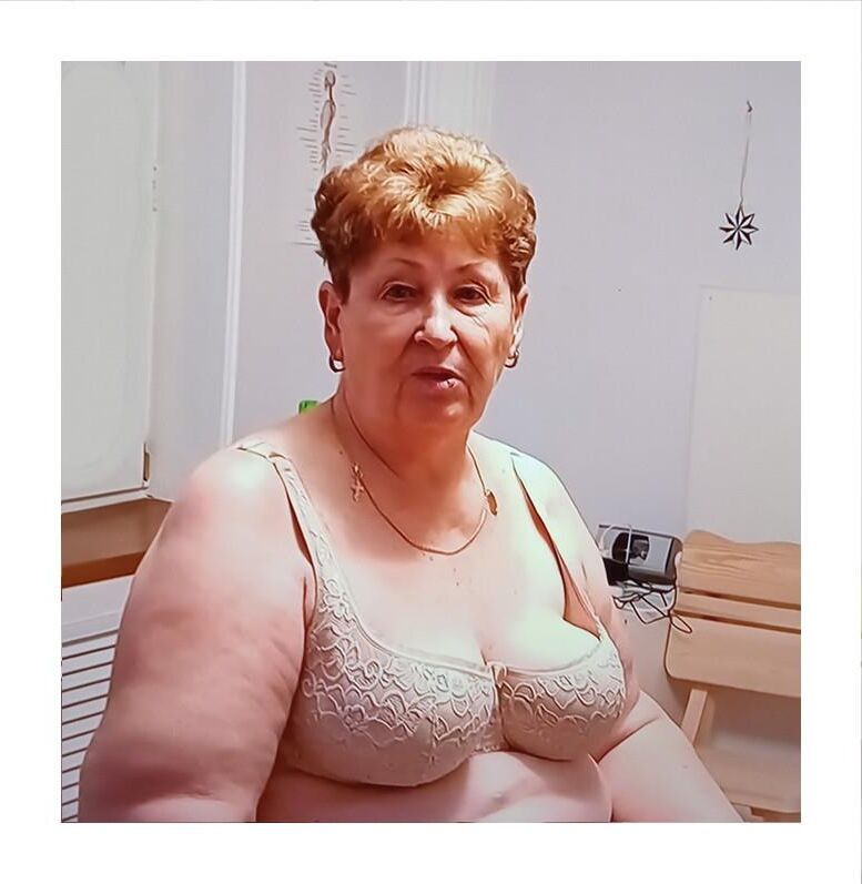 Russian Grandmas in there bras ll