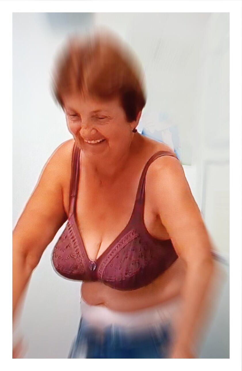 Russian Grandmas in there bras ll