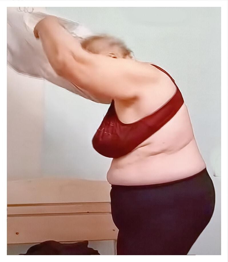 Russian Grandmas in there bras ll