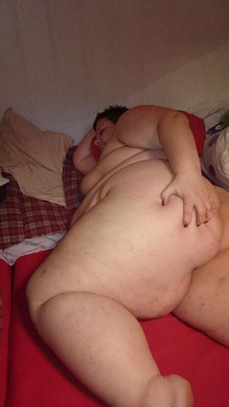 Super Fette SSBBW Fickschlampe nackt im bett