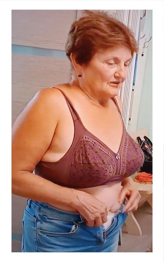 Russian Grandmas in there bras ll